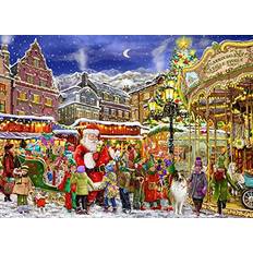 Jigsaw Puzzles Vermont christmas Company Vermont Christmas Company Christmas Carousel Jigsaw Puzzle 1000 Piece