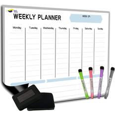 White Board Erasers & Cleaners Magnetic Weekly Dry Erase Board Calendar