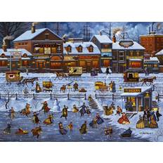 Jigsaw Puzzles Buffalo Games Bostonians and Beans 1000 Piece Jigsaw Puzzle