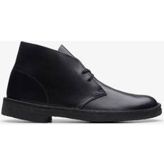 Black - Men Chukka Boots Clarks Desert Boot