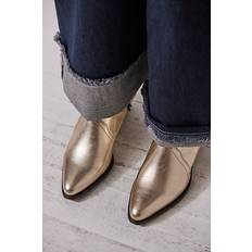 Or Bottes Chelsea Free People New Frontier Western Boot - Metallic Gold