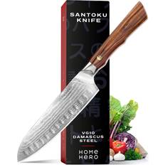 Home Hero Santoku Knife 67 Layer VG10 Japanese Chef Knife, Sushi, Knife, Knife, Sushi