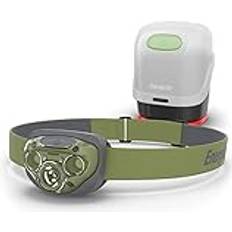 pannlampa LED, superljus pannlampa för camping, utomhus och vandring, batteri ingår