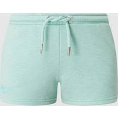 Organic Fabric - Women Shorts Superdry Organic Cotton Jersey Shorts Vintage Logo - Vert