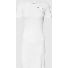 Champion Dresses Champion Sweatkleid in melierter Optik in Weiss, Größe