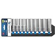 Högert Technik HT1A888 Socket Set 10 pcs