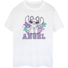 Disney Lilo & Stitch Angel Cotton Boyfriend T-Shirt White