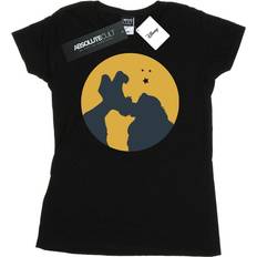 Bekleidung Disney Lady And The Tramp Moonlight Kiss Cotton T-Shirt Black