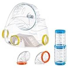 Ferplast Röhren Hamster-Set, Zubehör Hamsterkäfig, insgesamt 4