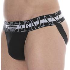 Emporio Armani Jockstrap för män megalogo jockstrap, svart