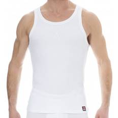 Diesel Rib Cotton Tank Top White