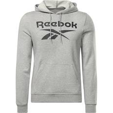 Reebok Herre Gensere Reebok Performance Hettegenser RI FT Big Logo OTH Hood Grå