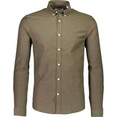 Lindbergh Slim Fit Freizeithemd - Oliv