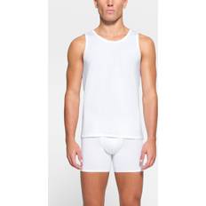 Cropped Tank Tops SKIMS Mens Tank Top 3-Pack - White