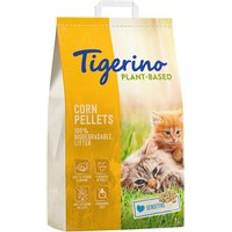 Tigerino Plant-Based Sensitive Milho Areia Natural Para Gato - 7 l