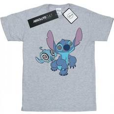 T-skjorter Disney Damen/Damen Lilo und Stitch hypnotisiertes Boyfriend-T-Shirt aus Baumwolle