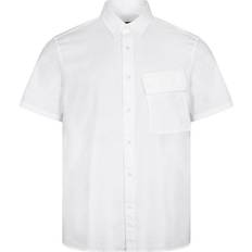 Belstaff Men Shirts Belstaff Short Sleeve Scale Shirt White