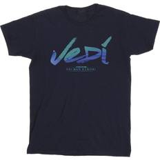 Overdeler Star Wars Herren Obi-Wan Kenobi Jedi T-Shirt mit bemalter Schriftart