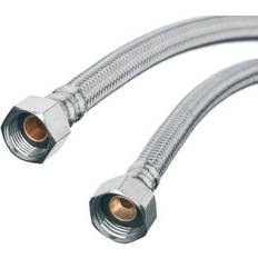 Invena 1/2" x 1/2" 60cm Flexi Flexible Kitchen Basin MonoBloc Tap Connector Hose Pipe M10 3/8" 1/2" 3/4"
