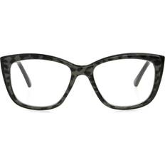 Glasses Square in Black by Foster Grant Gloria 1.50 Gray