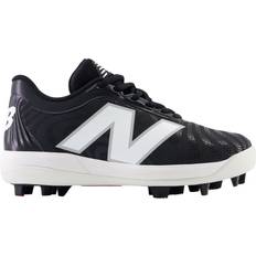 Baseball Shoes Children's Shoes New Balance Youth 4040v7 Rubber Molded - Black/Optic White