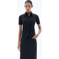 Filippa K Chemises Filippa K Jersey Short Sleeve Shirt Black