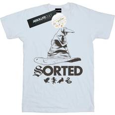 Harry Potter Sorting Hat Boyfriend T-Shirt White