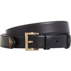 Women Belts Prada Logo Leather Belt