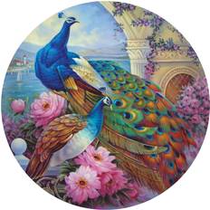 Jigsaw Puzzles Bits and Pieces 500 Piece Round Jigsaw Puzzle 20 Inch