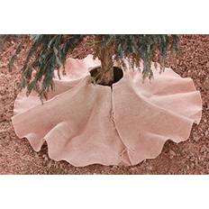 Natural Christmas Tree Skirts AK-Trading 60-Inches Christmas Jute Burlap Tree Skirt The Christmas Tree Skirt