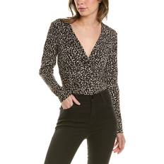 Bruin Shapewear & Ondergoed Donna Karan Animal Twist Front Bodysuit -