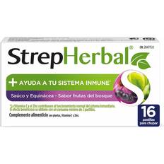 Kosttilskud Strepsils Strepherbal Skovbær 16