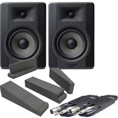 M-Audio BX5 D3 Monitors Pair Isolation Pads Leads Bundle