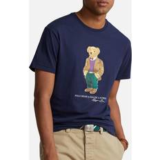 Polo Ralph Lauren Unisex T-shirts Polo Ralph Lauren Printed Heritage Bear T-Shirt Cruise Navy