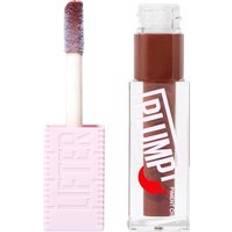 Maybelline New York Gloss per labbra effetto rimpolpante immediato e volume XXL, arricchito con peperoncino, Lifter Plump, tinta Cocoa Zing, 5,4 ml