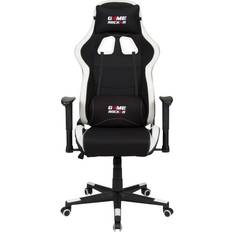 Gaming-Stühle Gaming-Sessel Game Rocker schwarz weiß