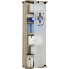 Badezimmermöbel VCM Medizinschrank Gusal XXL Sonoma-Eiche