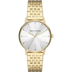 Armani Exchange Watches Armani Exchange Ladies Silver Gold