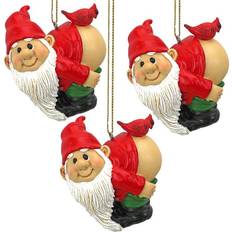 Design Toscano Loonie Moonie Gnome Holiday Ornament: