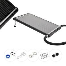 solar collector pool heater, 110x65x7,5cm solar heater for pool, flow rate up to 10.000L/h, hose connection Ø32/38 mm, incl. mounting material