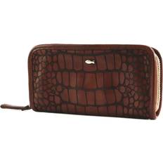 Leather Wallet 21 cm - Brown