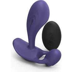 Love To Love Love to Love Witty Rechargeable Remote-Controlled Silicone P & G Vibrator Midnight Indigo