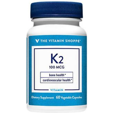 The Vitamin Shoppe Vitamin K2 Supports Bone & Cardiovascular Health 100 MCG 60 pcs