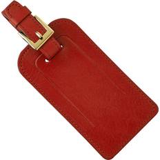 Leather Travel Accessories Graphic Image Luggage Tag with