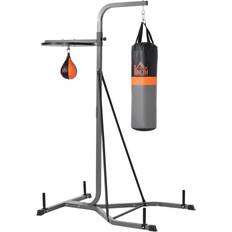 Martial Arts Homcom Punchbag and Speedball Boxing Station Frame Freestanding Training