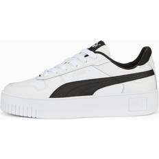 Puma Carina Street Sneakers - White/Black/Silver