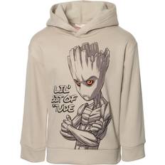 Marvel Tops Children's Clothing Marvel Guardians of the Galaxy Groot Little Boys Fleece Pullover Hoodie Brown