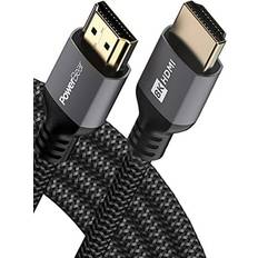 PowerBear 8K HDMI Cable 10 Speed Braided Connectors