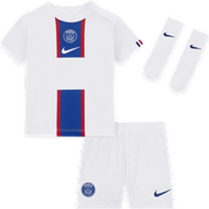 Bambino Abbigliamento per tifosi sportivi Nike Paris Saint-Germain 2022/23 Third Baby/Toddler Football Kit White 12-18