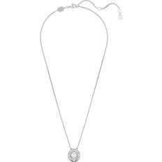 Swarovski Transparent Necklaces Swarovski Mesmera Mixed Cut Octagon Pendant Necklace in Rhodium Plated, 15.75-18.5